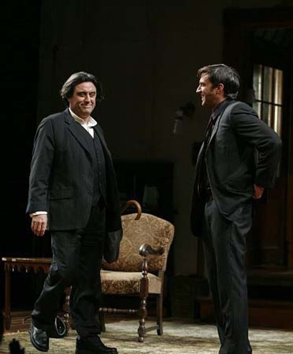 Ian McShane and Raul Esparza at 