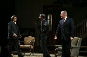 Ian McShane, Raul Esparza and Michael McKean @ BroadwayWorld Ian McShane, Raul Esparza and Michael McKean Photo