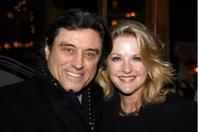 Ian McShane and wife, Gwen Photo