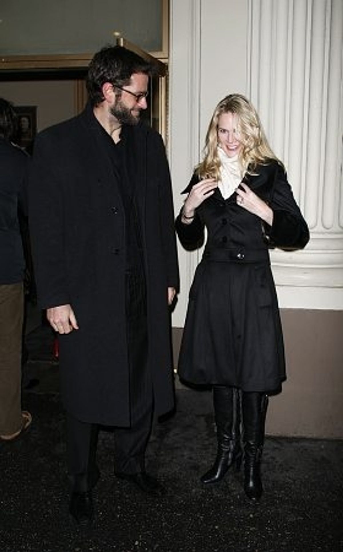 Stephanie March and Peter Hermann
 at 