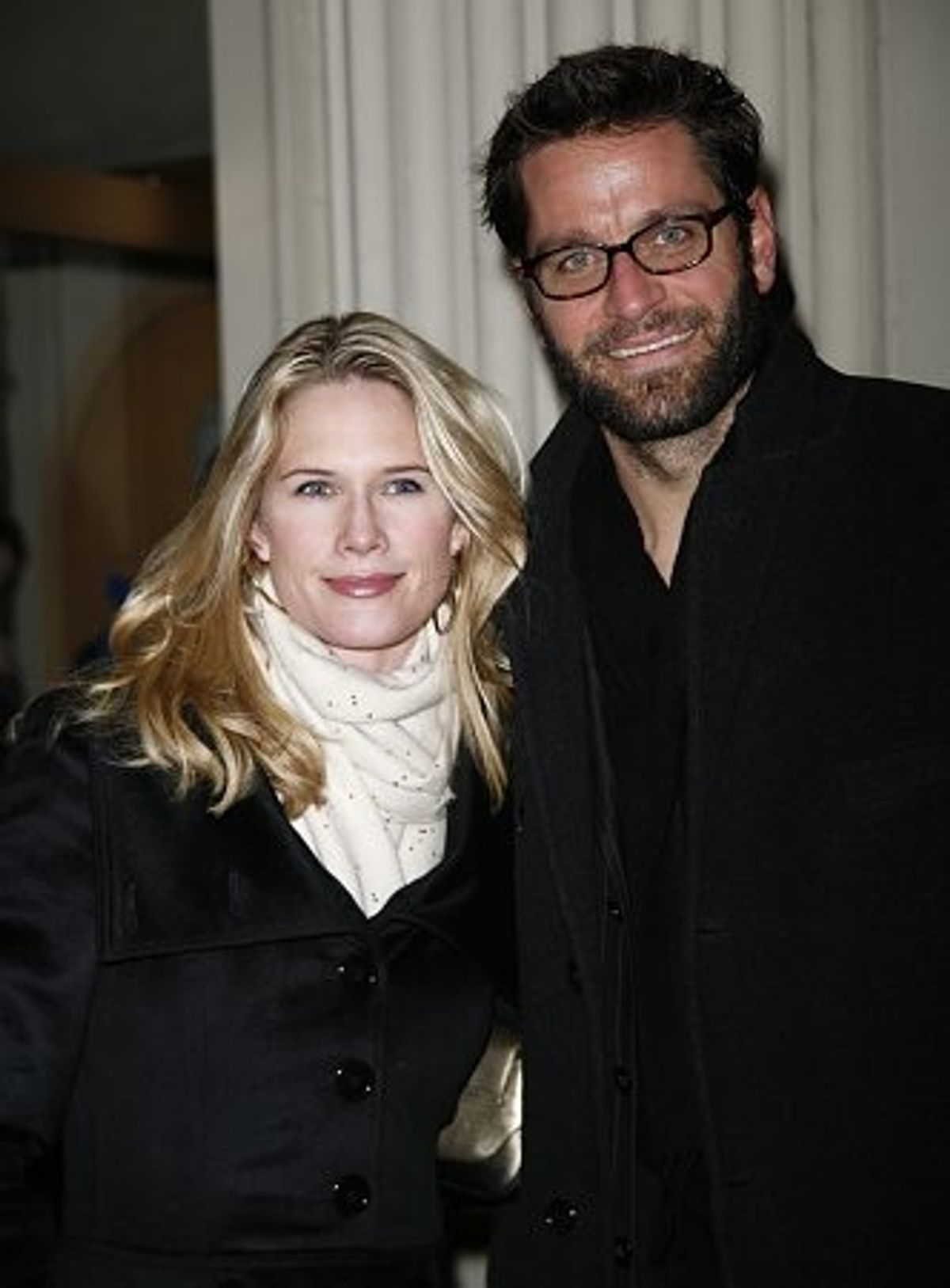 Stephanie March and Peter Hermann
 at 