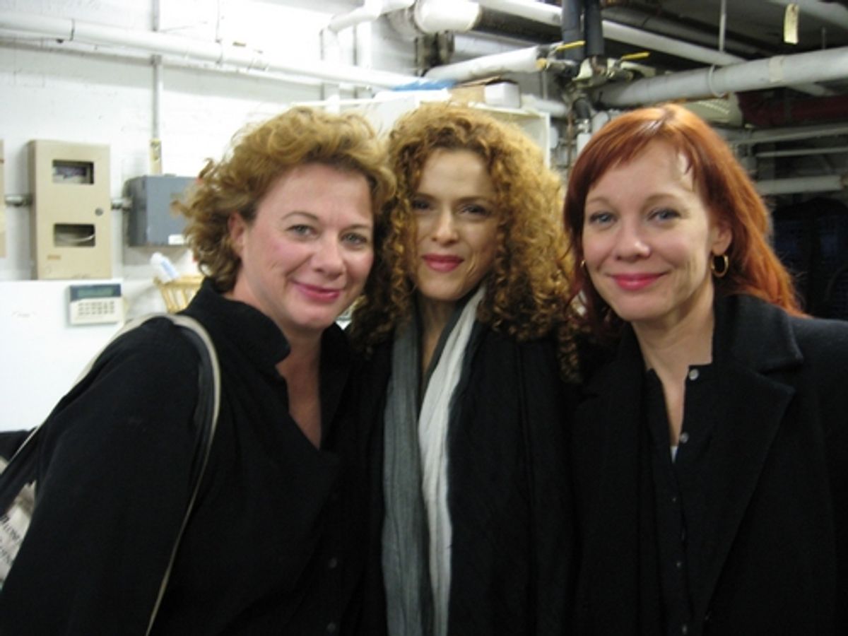Rondi Reed, Bernadette Peters and Mariann Mayberry
 at 