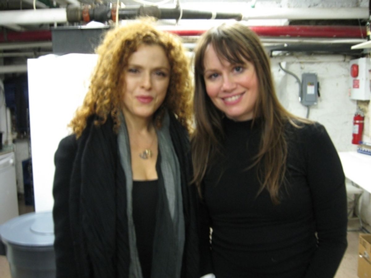 Bernadette Peters and Sally Murphy at 