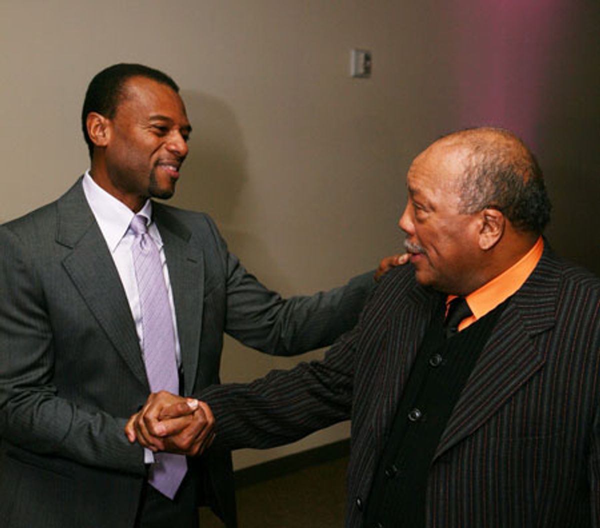 Rufus Bonds, Jr. and Producer Quincy Jones at 