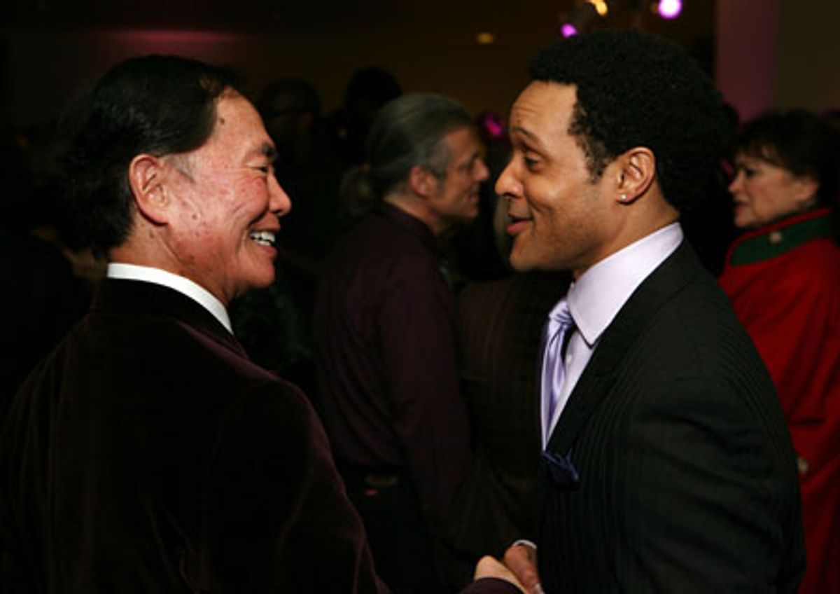 George Takei and Stu James at 