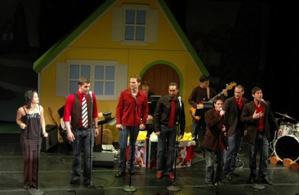 Rema Webb and The Broadway Boys (l-r): Zak Resnick, Steve Morgan, Jesse Nager, Josh S Photo
