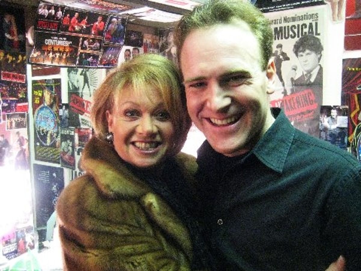 Elaine Paige and Jared Bradshaw at 