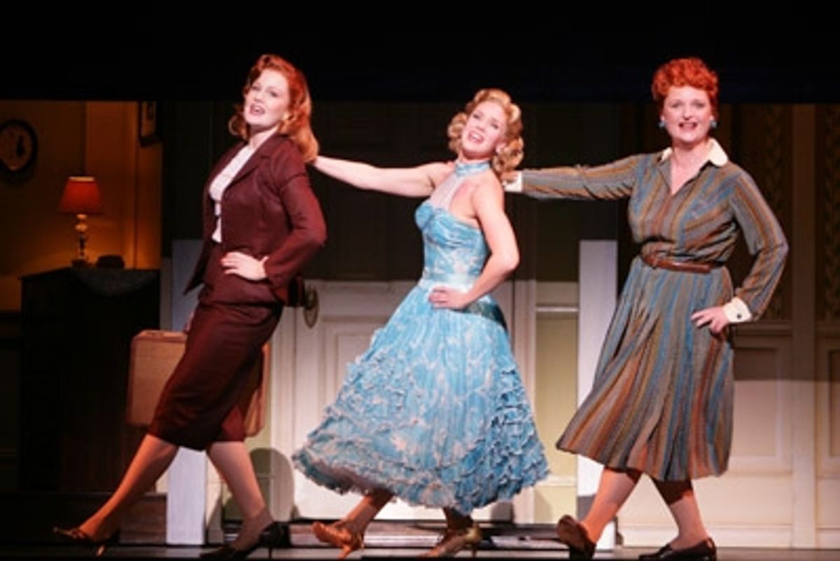 Kate Baldwin, Shannon O'Bryan and Kate Hennig at 