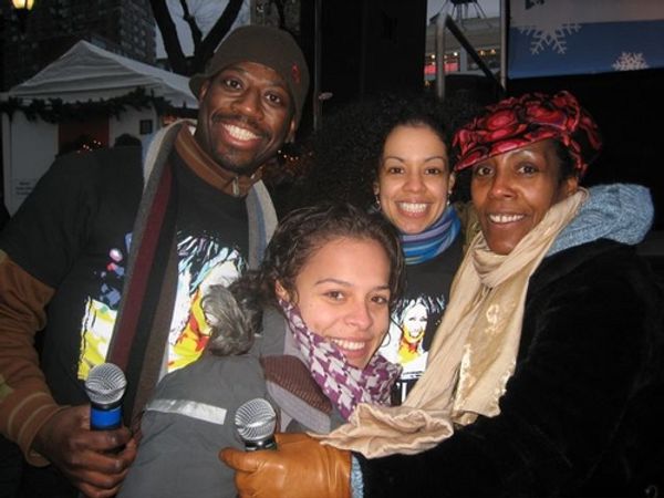 l-r: Sekou McMiller, Sunilda Caraball, Chachi Delvalle and Xiomara Laugart from Celia Photo