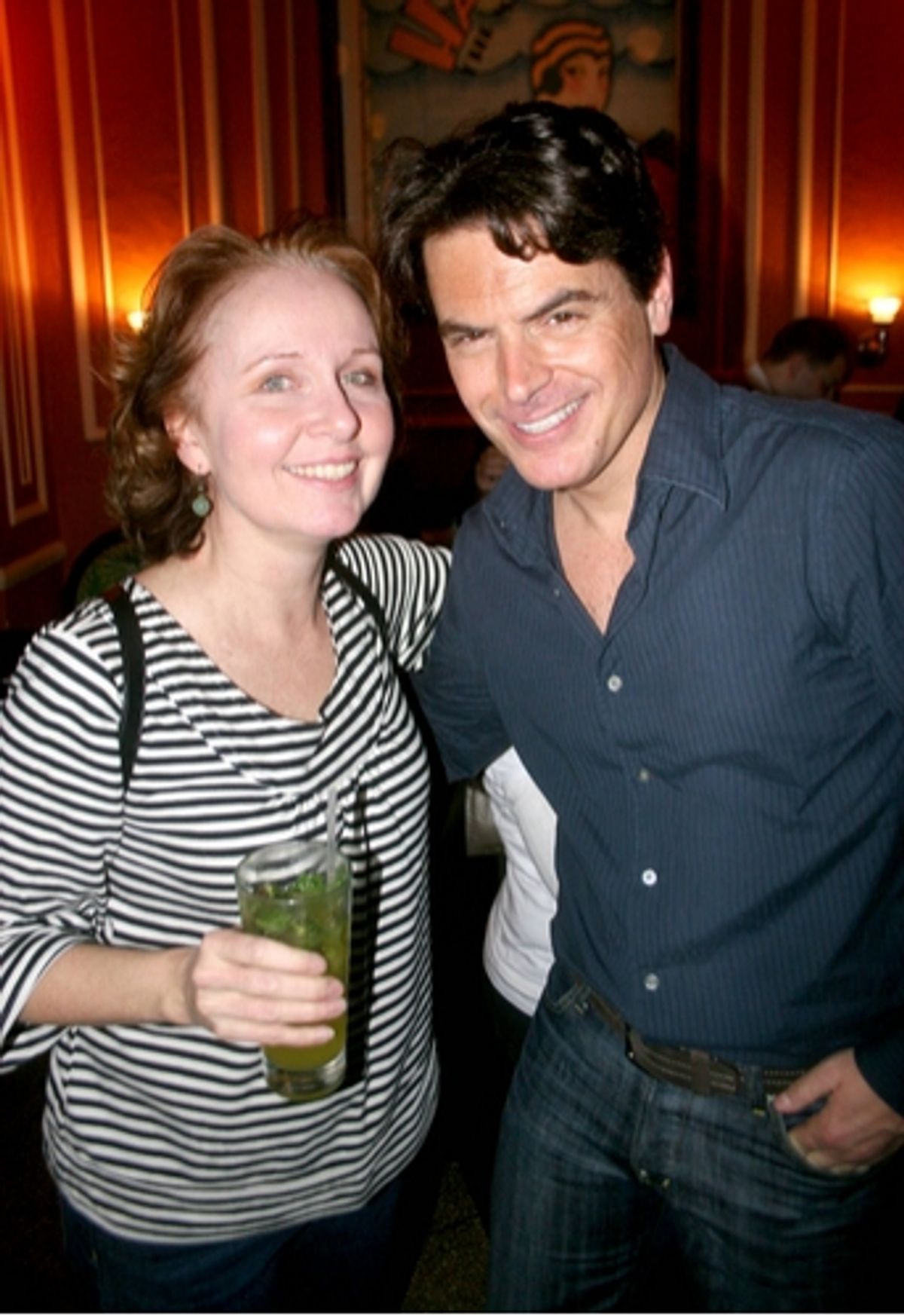 Kate Burton and Troy Britton Johnson at 