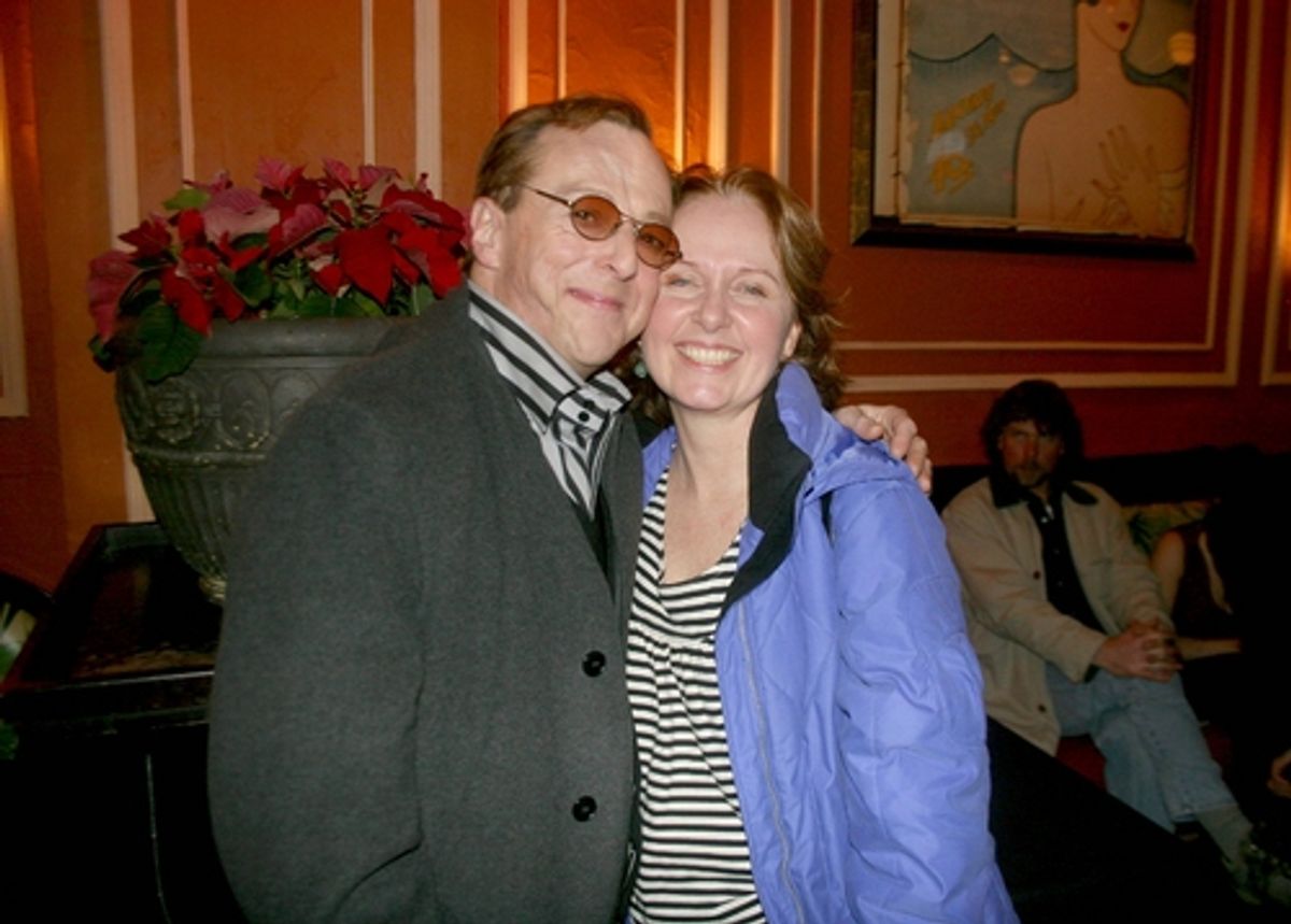 Edward Hibbert and Kate Burton at 