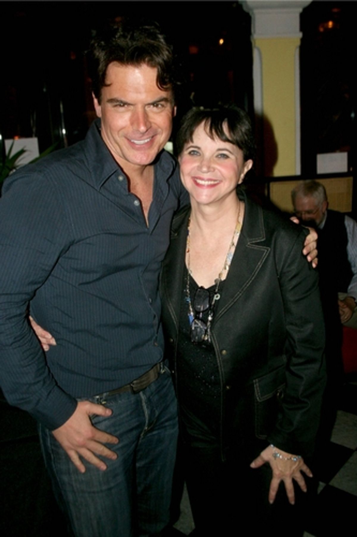 Troy Britton Johnson and Cindy Williams at 