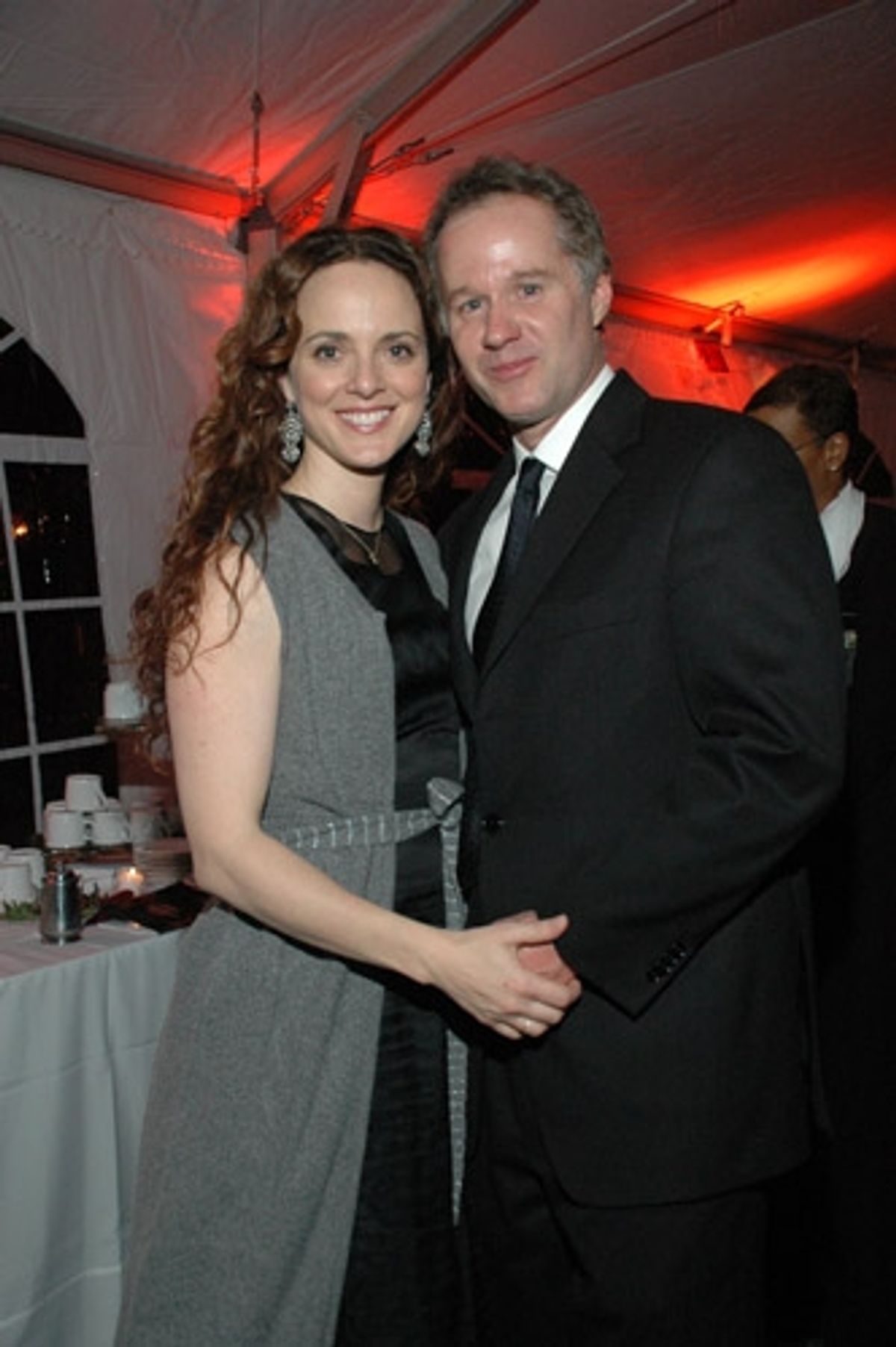 Melissa Errico with husband, Patrick McEnroe at 