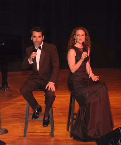 Melissa Errico and Brian D'Arcy James
 Photo