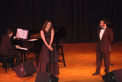 Melissa Errico and Brian D'Arcy James
 Photo