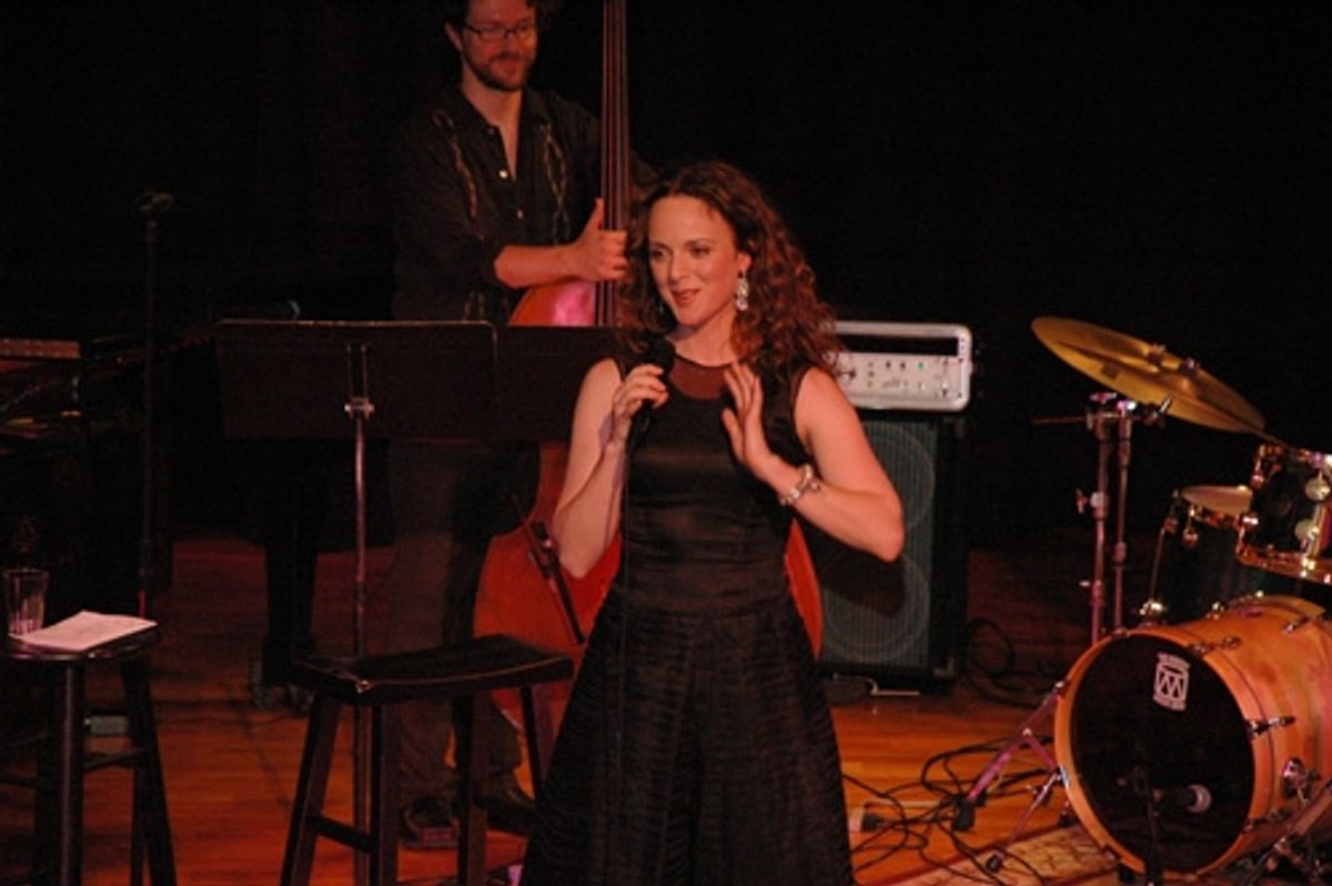 Melissa Errico at Melissa Errico & Brian d'Arcy James at Landmark Gala