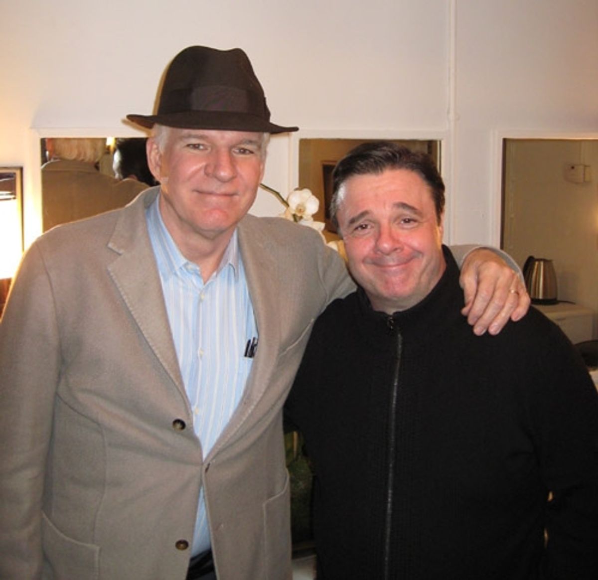 Steve Martin and Nathan Lane at 
