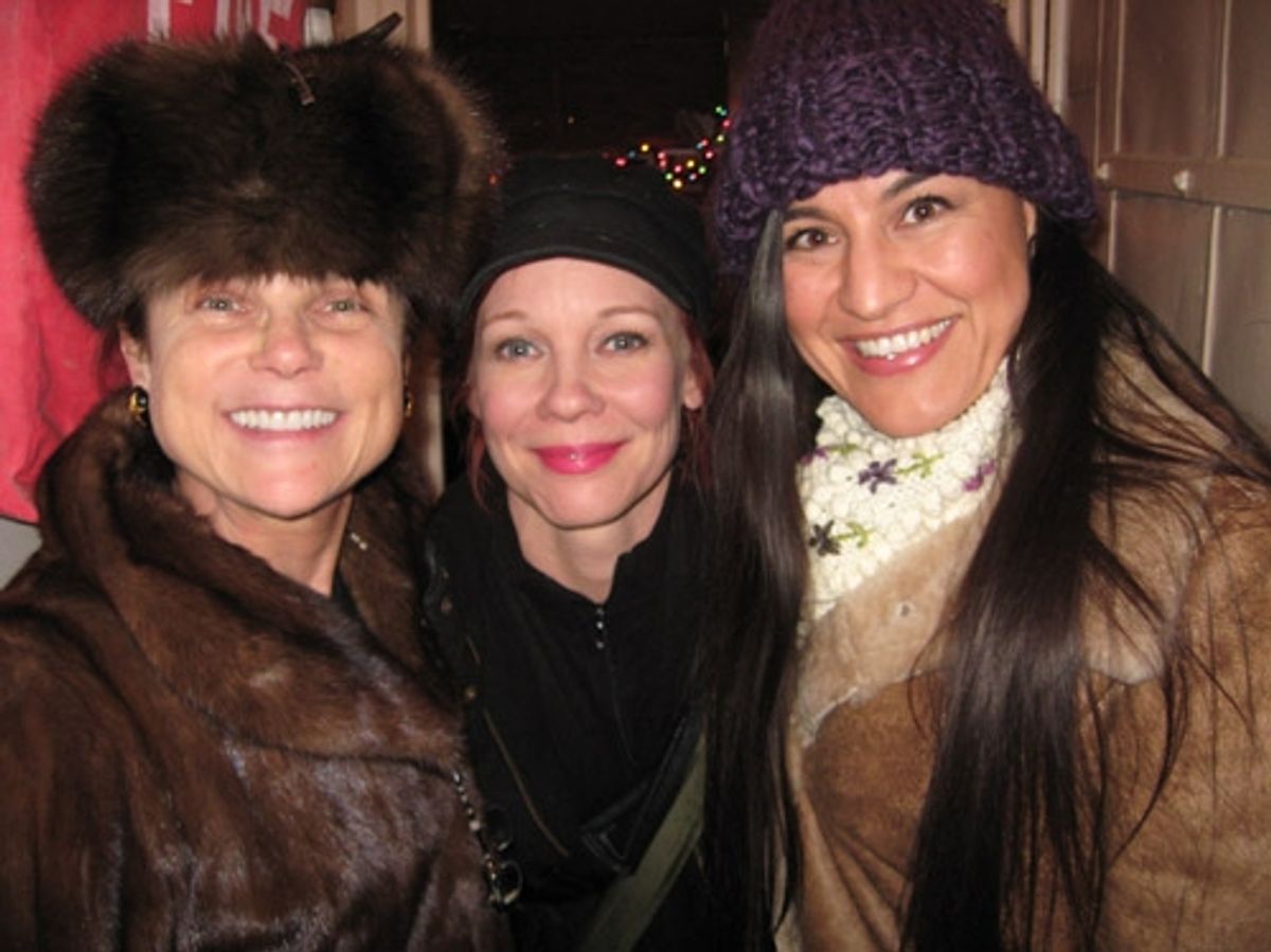 Tovah Feldshuh, Mariann Mayberry and Kimberly Guerrero at 