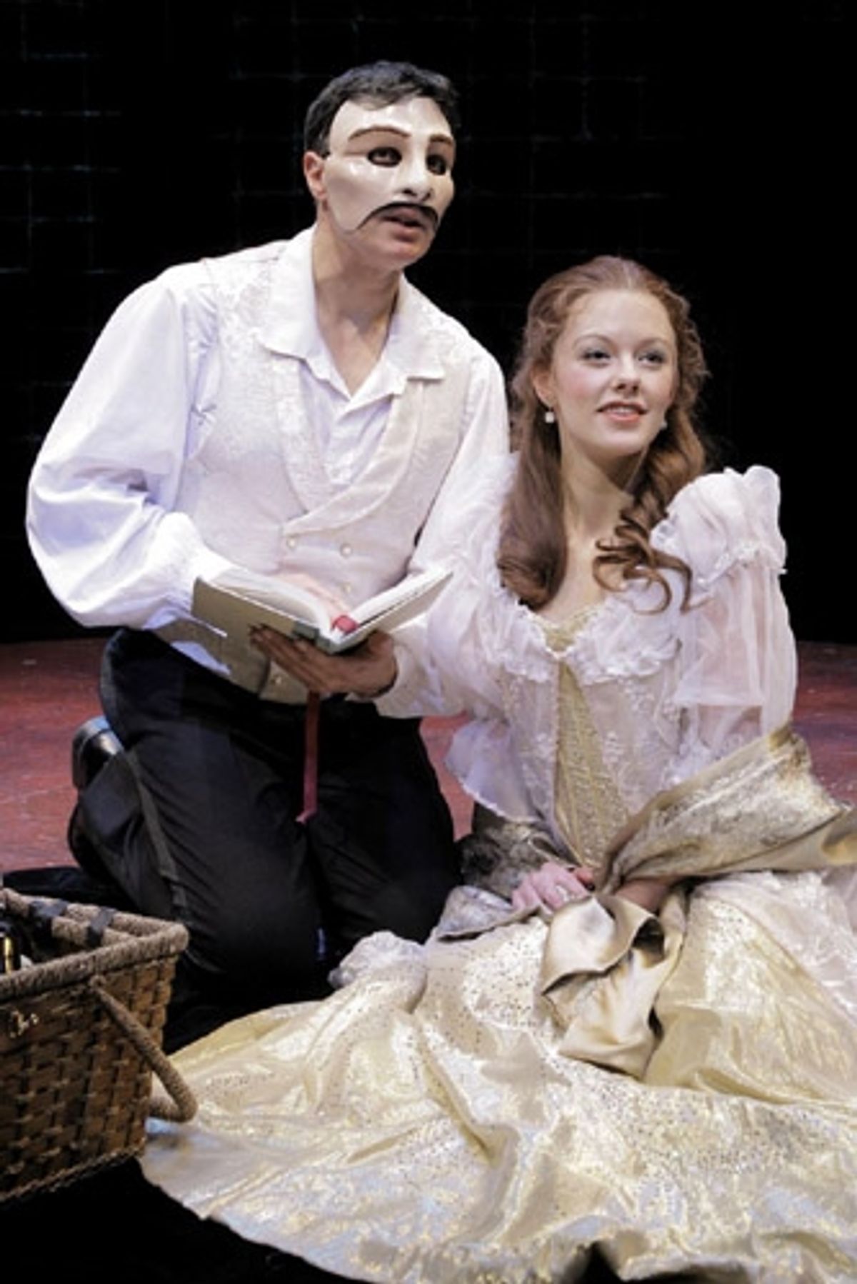 Kate Rockwell and Robert Cuccioli at 'Phantom' with Cuccioli at WBT
