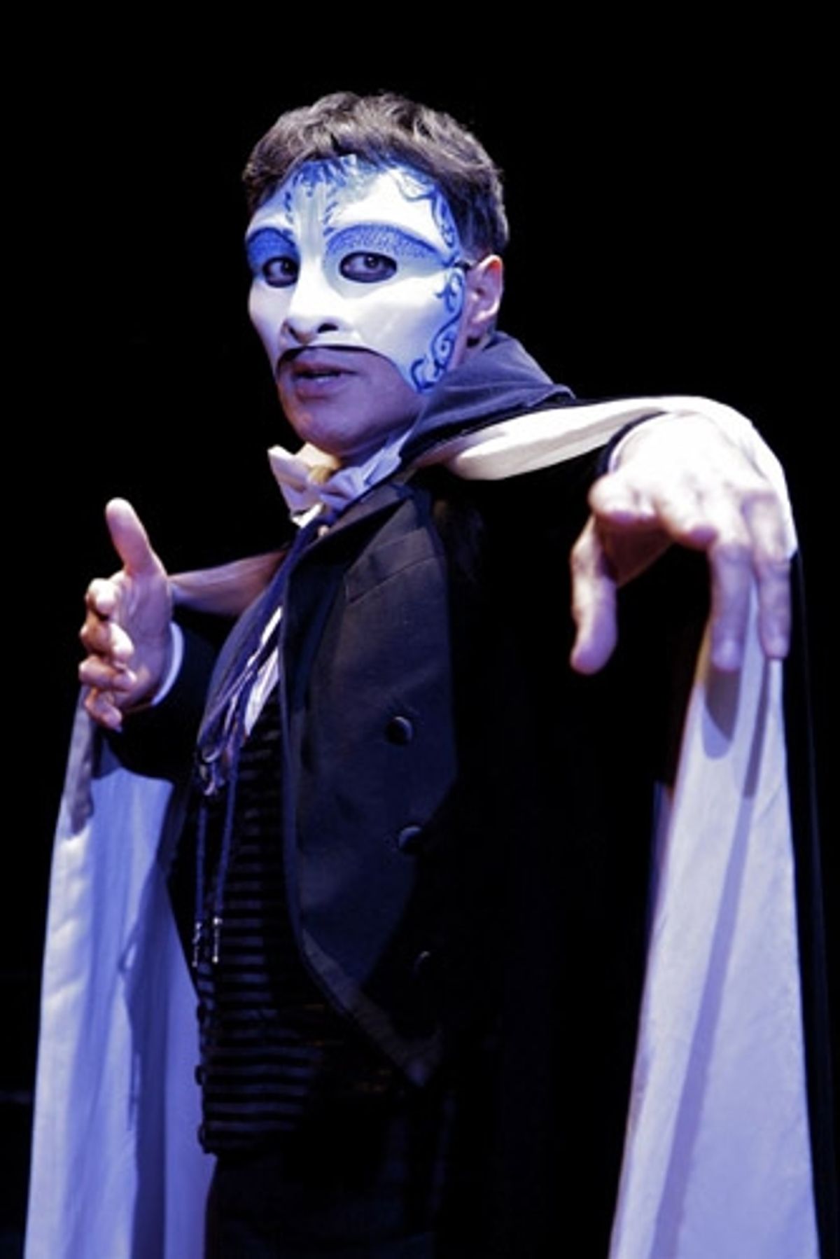 Robert Cuccioli at 'Phantom' with Cuccioli at WBT