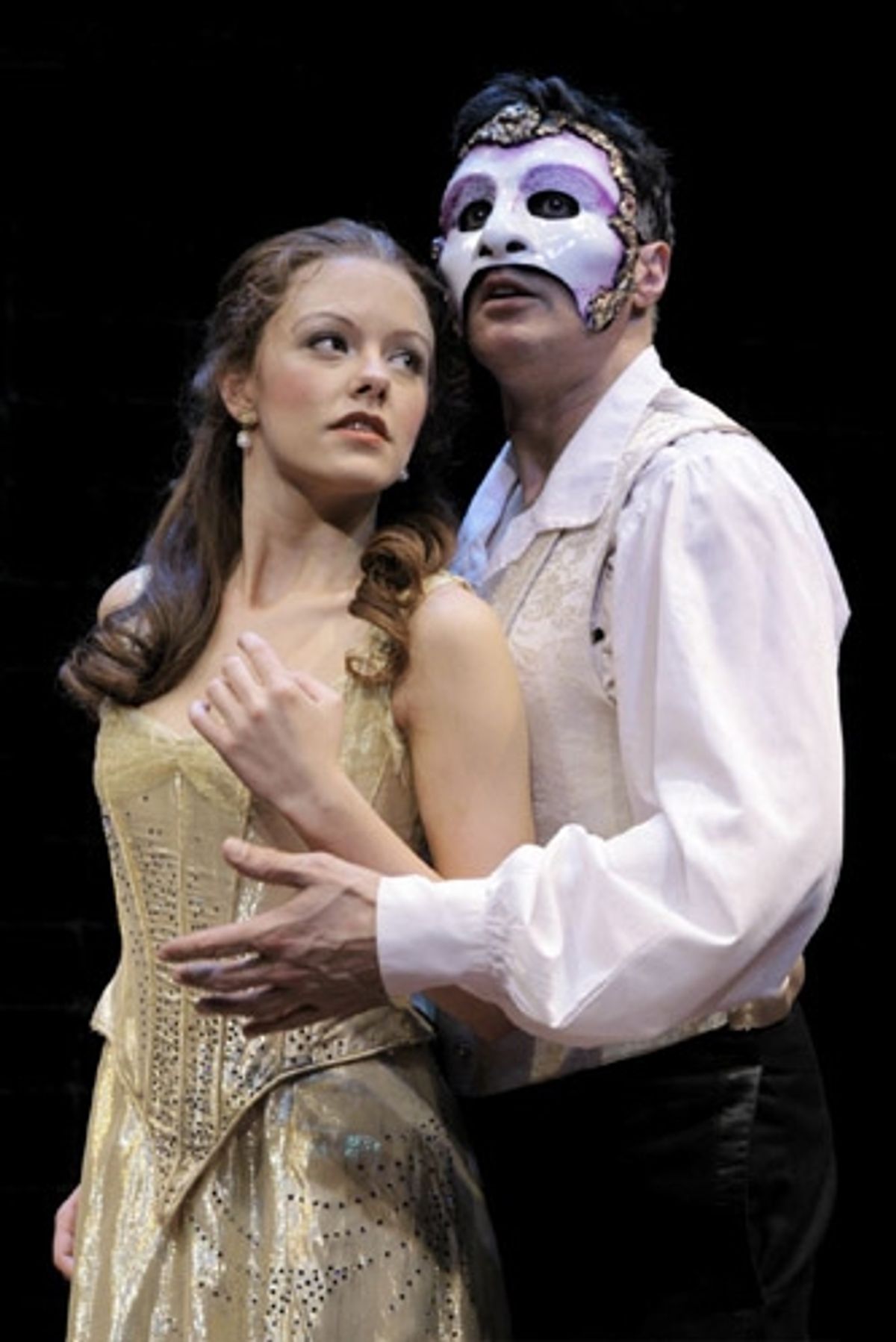 Kate Rockwell and Robert Cuccioli at 'Phantom' with Cuccioli at WBT