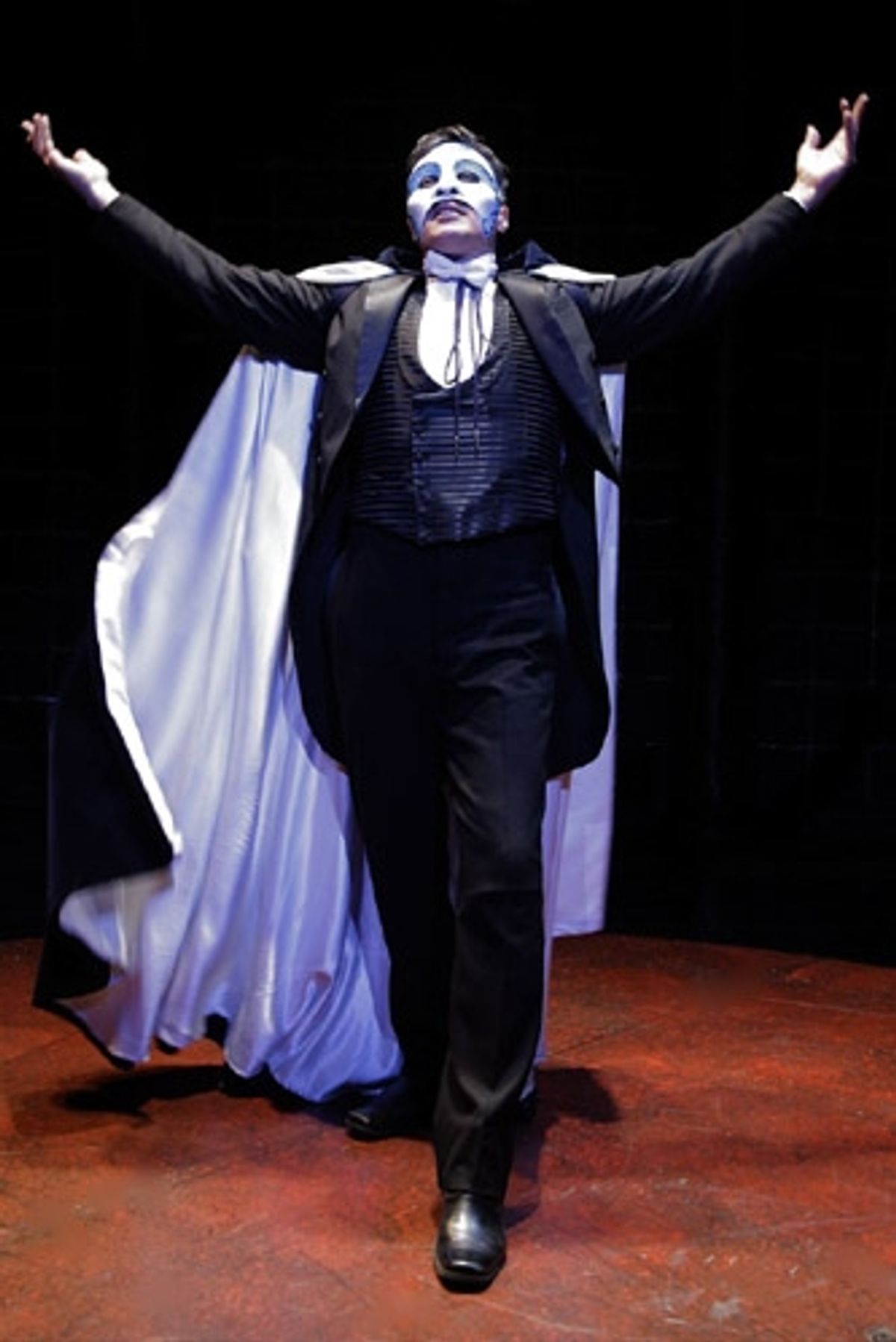 Robert Cuccioli at 'Phantom' with Cuccioli at WBT