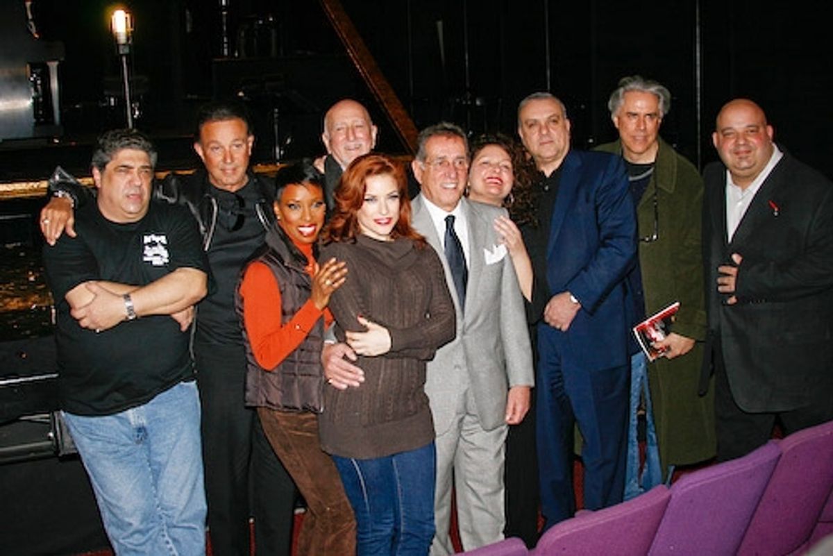 Vincent Pastore, Tony Darrow, Brenda Braxton, Michelle DeJean, Dominic Chianese, Frank Pellegrino, Aida Turturro, Vincent Curatola, Jeff McCarthy, and Anthony Rubestello at 