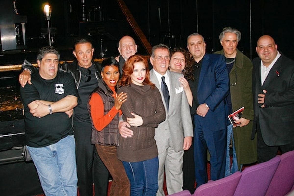 Vincent Pastore, Tony Darrow, Brenda Braxton, Michelle DeJean, Dominic Chianese, Frank Pellegrino, Aida Turturro, Vincent Curatola, Jeff McCarthy, and Anthony Rubestello at 