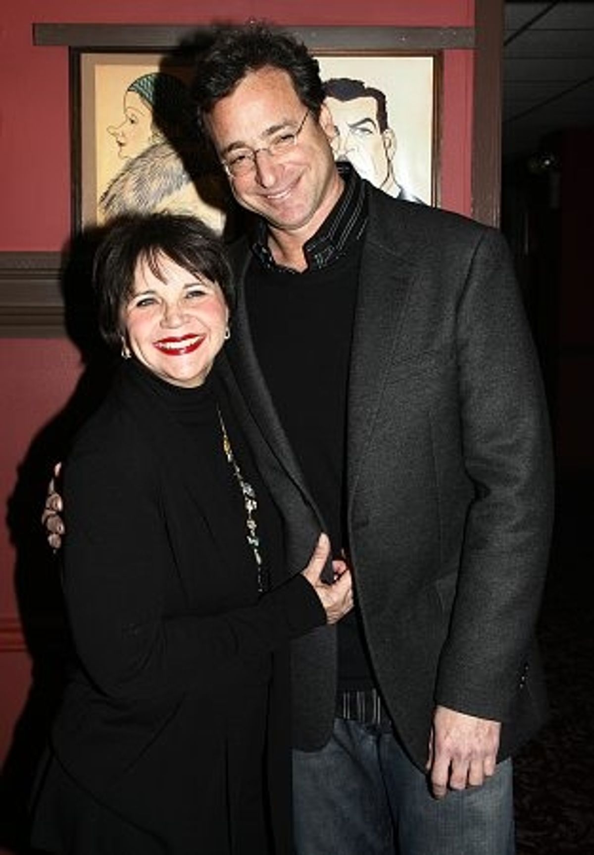 Cindy Williams and Bob Saget
 at 