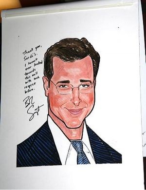 Bob Saget's Sardi's caricature Photo