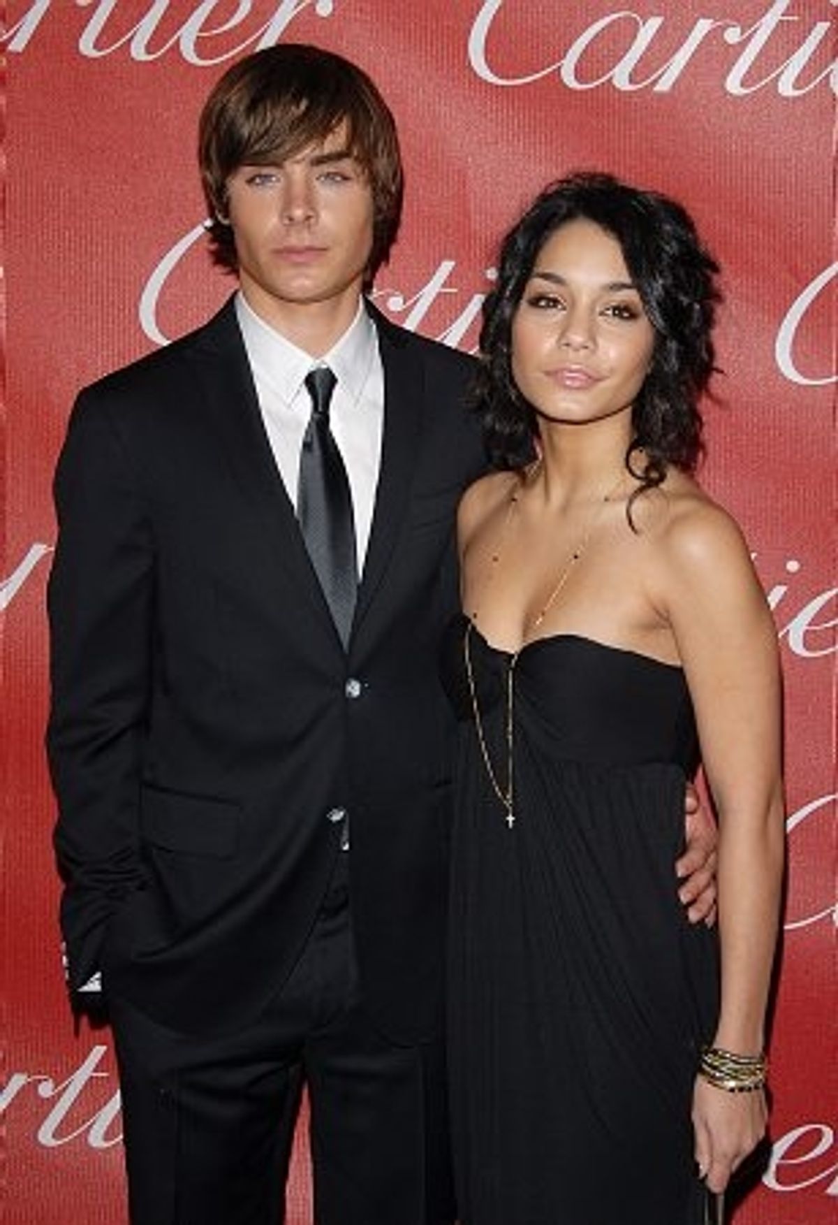 Zac Efron and Vanessa Hudgens
 at 
