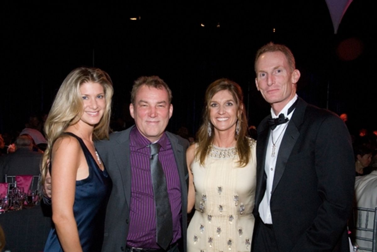 Bryna McCann, La Jolla Playhouse Director Emeritus Des McAnuff, Debby Jacobs and Hal Jacobs
 at 