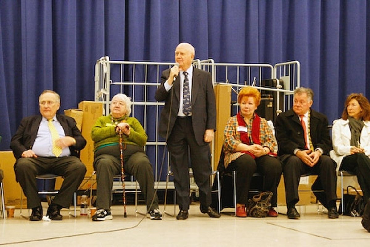 Gerald Schoenfeld and the Producing team of Passing Strange
 at 