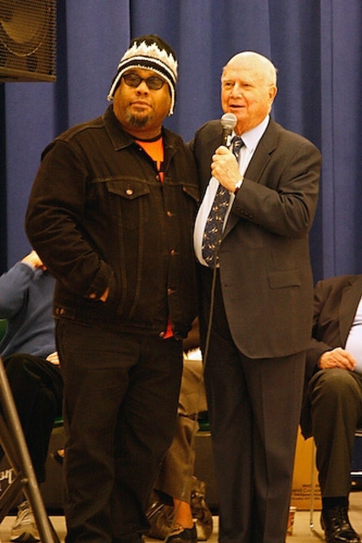 Stew and Gerald Schoenfeld
 at 