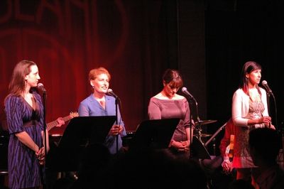 l-r: Natalie Weiss, Liz Callaway, Shoshana Bean and Sarah Davis
 Photo