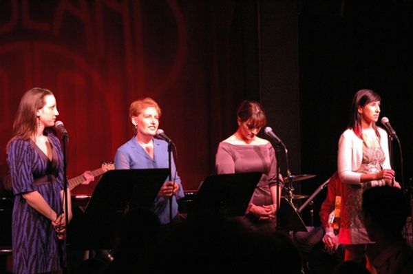 l-r: Natalie Weiss, Liz Callaway, Shoshana Bean and Sarah Davis
 Photo