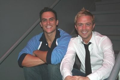 Cheyenne Jackson and Danny Calvert

 Photo
