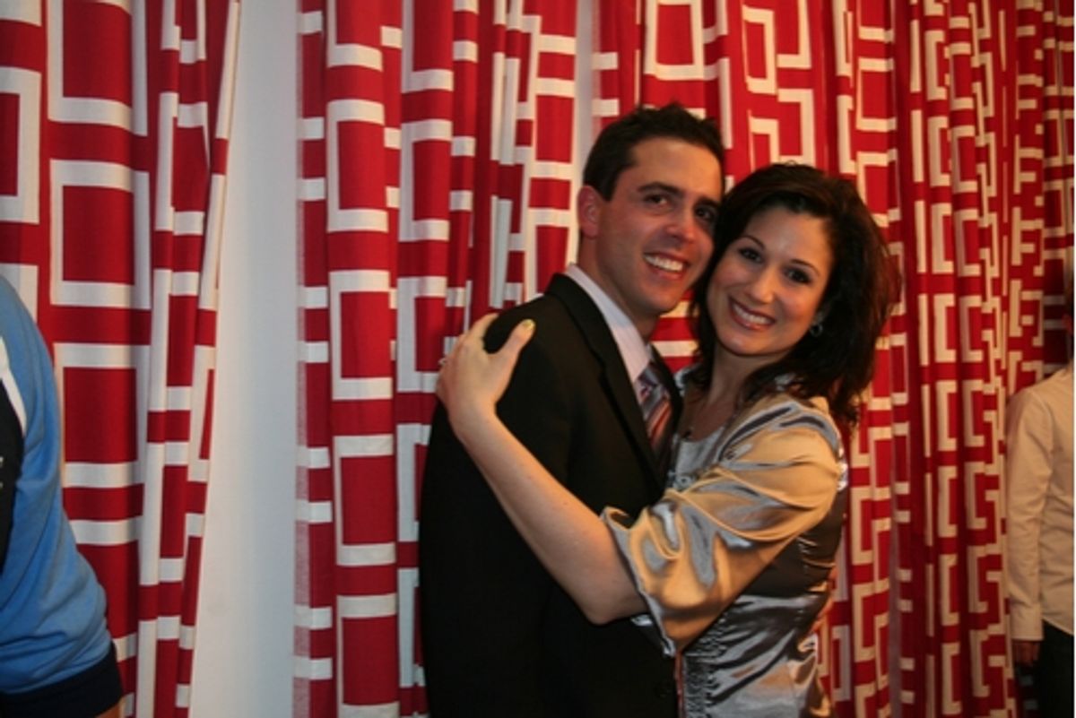 Composer and Lyricist Scott Alan and Stephanie J. Block
 at 