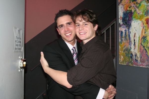 Scott Alan and Jonathan Groff
 Photo