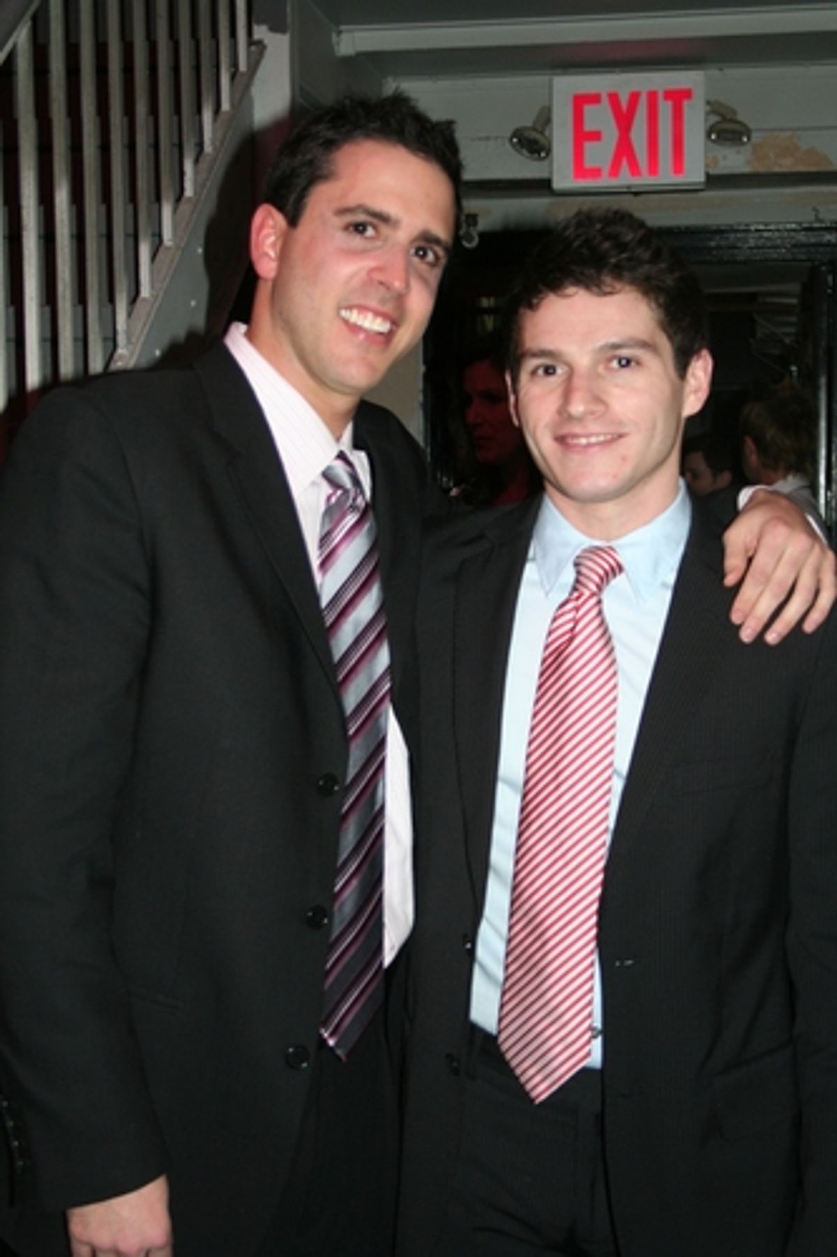 Scott Alan and Musical Director Jesse Vargas
 at 