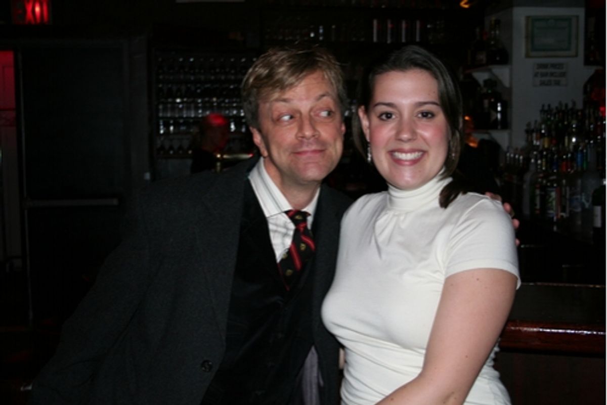 Jim Caruso and Katie Luckinbill
 at 