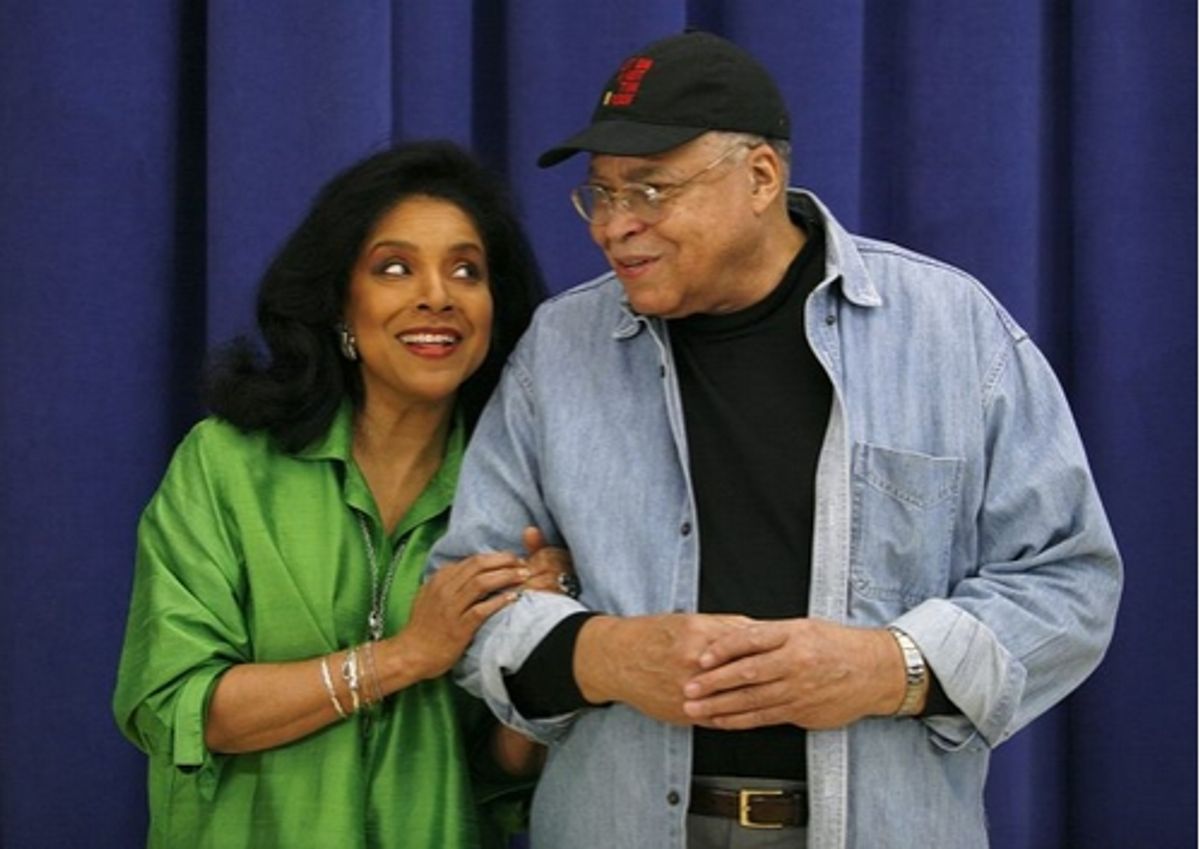 Phylicia Rashad and James Earl Jones
 at 