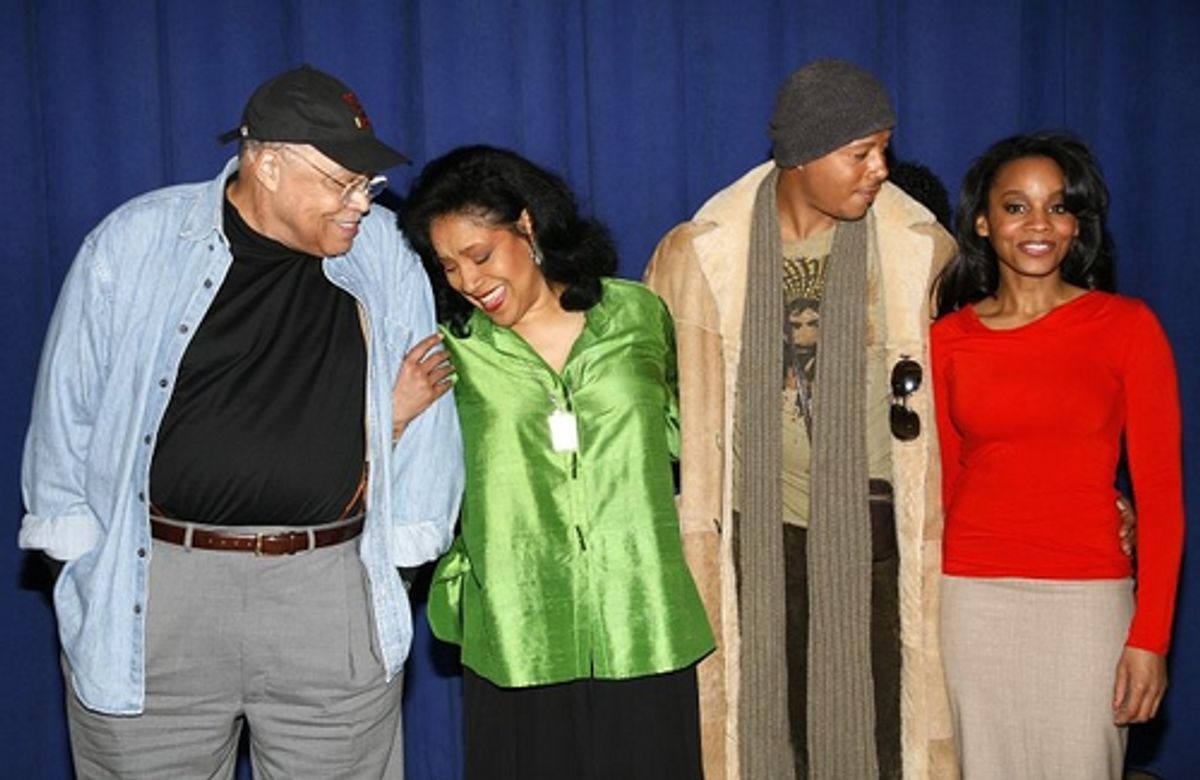 l-r: James Earl Jones, Phylicia Rashad, Terrence Howard and Anika Noni Rose
 at 