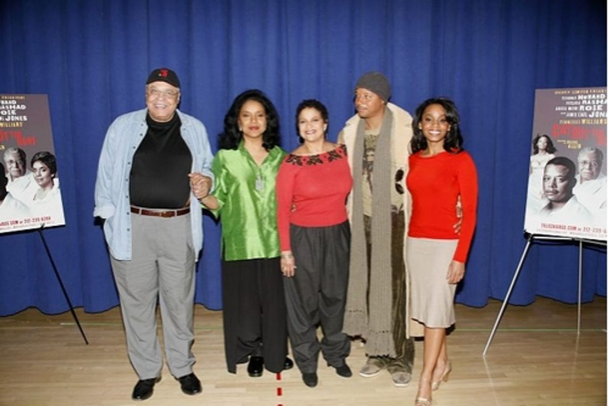 l-r: James Earl Jones, Phylicia Rashad, Debbie Allen, Terrence Howard and Anika Noni Rose
 at 