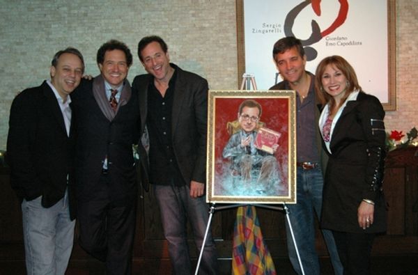 Roy Miller, Kevin McCollum, Bob Saget, Bruce Dimpflmaier and Photo