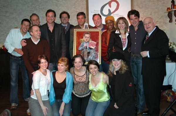 front row, l-r: Mara Davi, Stacia Fernandez, Jennifer Smith, Joanna Young, lyricist 
 Photo