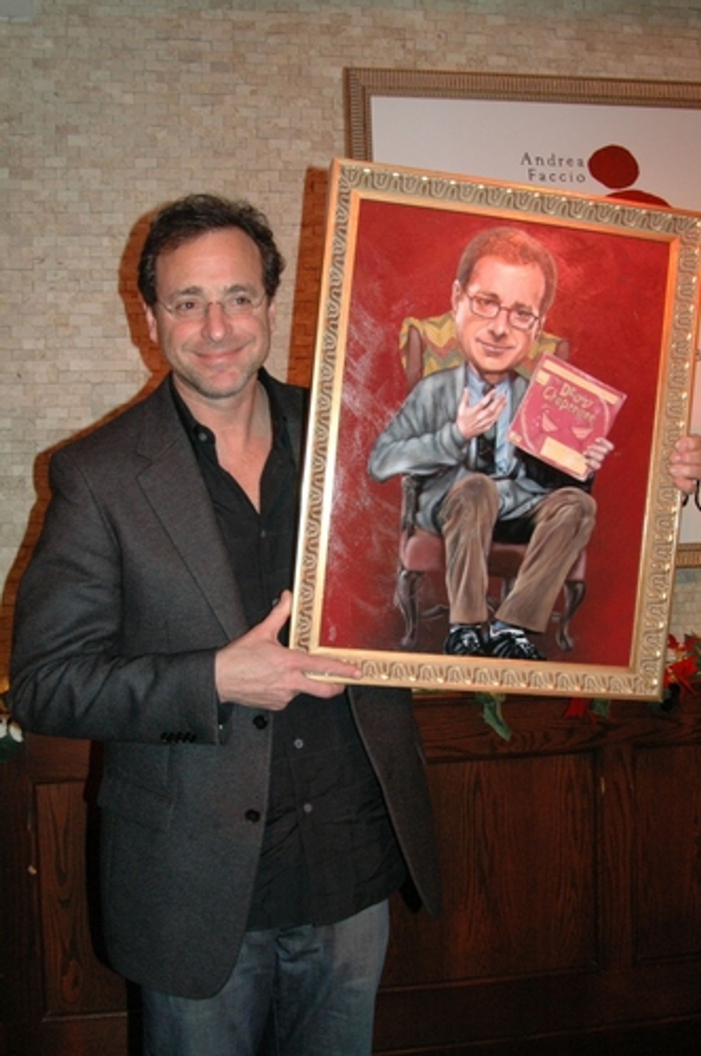 Photo Coverage: Bob Saget Receives Tony Di Napoli's Portrait  Image