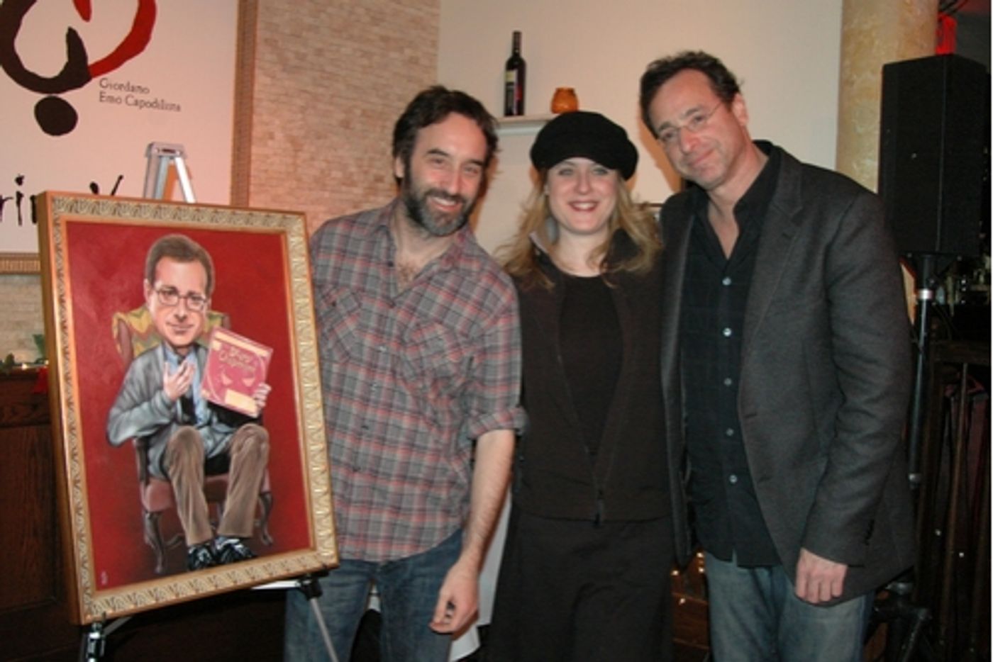 Photo Coverage: Bob Saget Receives Tony Di Napoli's Portrait  Image