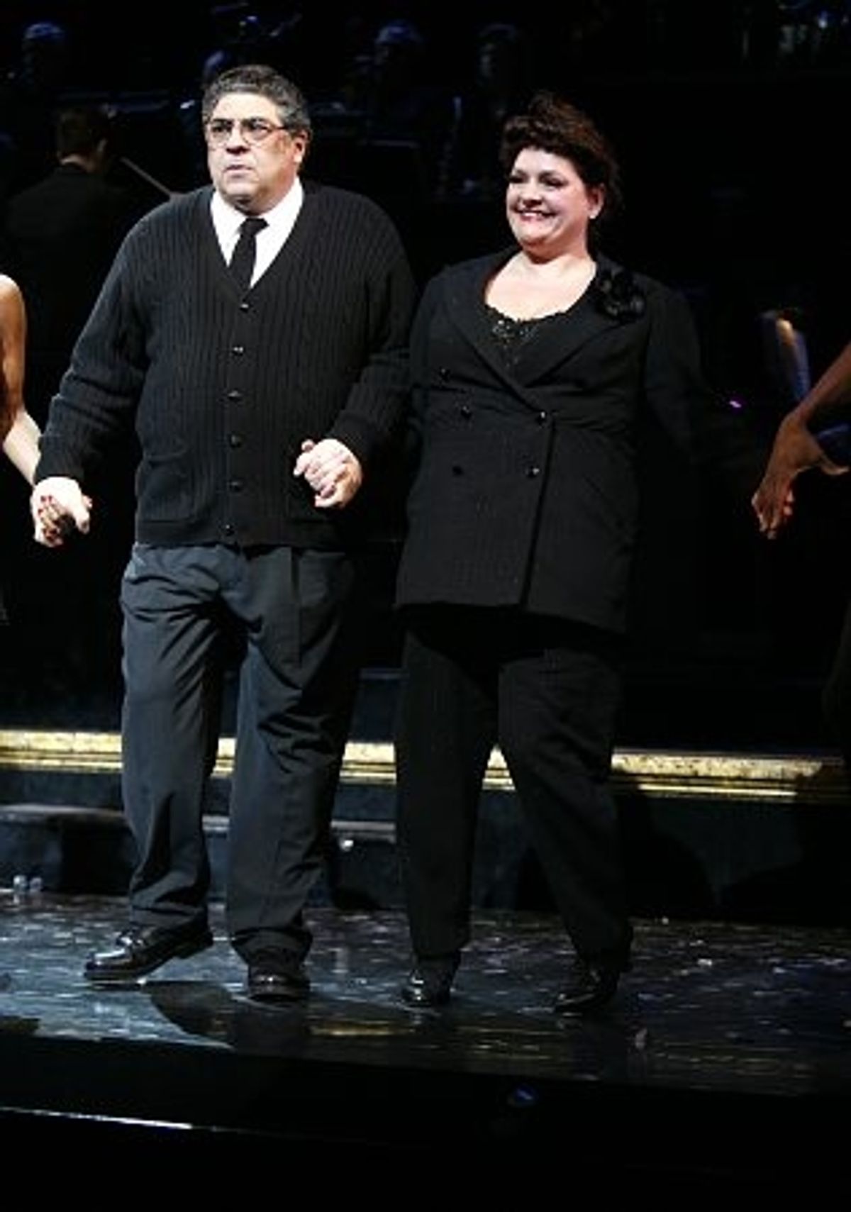 Vincent Pastore and Aida Turturro at 