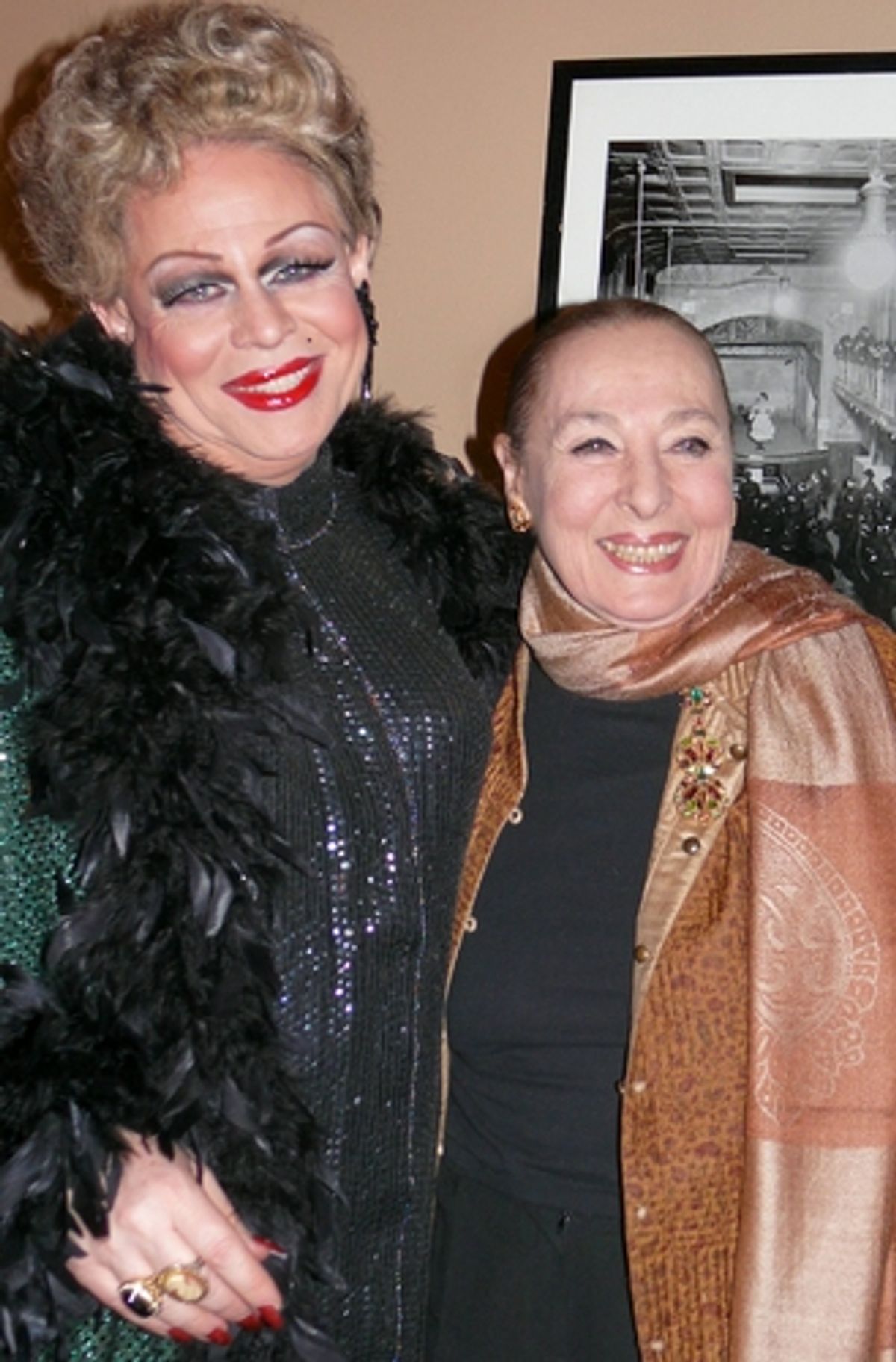 Joel Vig and Rita Gam at 